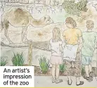  ??  ?? An artist’s impression of the zoo