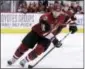  ?? RICK SCUTERI — THE ASSOCIATED PRESS FILE ?? The Coyotes’ Shane Doan skates against the Sabres in Glendale, Ariz. The Coyotes will not offer Doan a contract for the upcoming season, leaving the longtime captain to decide whether to retire or join another team.