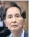  ??  ?? Suu Kyi: Detained since Feb 1