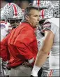  ?? IMAGES FILE 2016 ?? Urban Meyer was suspended for three games by Ohio State.