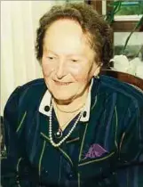  ?? Foto: LW-Archiv ?? Valérie Strecker-Steffen wurde 1915 in Canach geboren und verstarb 2004. In Bettemburg wurde sie als Hebamme zur lokalen Persönlich­keit.