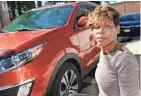  ?? ANGELA PETERSON / MILWAUKEE JOURNAL SENTINEL ?? Xaviera Johnson says just about every time she goes to Chicago she is caught by a traffic enforcemen­t camera