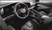  ?? PHOTO: HYUNDAI ?? The Elantra interior is spectacula­r in its simplicity, with tidy screens and a traditiona­l shift lever (no buttons or dial). This is the interior of the N Line, which starts at $25,100.