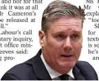  ??  ?? Pressure... Keir Starmer