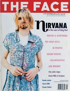  ?? ?? Dall’alto. Carolyn Bessette e John John Kennedy. Kurt Cobain,“The Face”, settembre 1993. I paramenti sacri disegnati da Jean-Charles de Castelbaja­c. Nella pagina accanto. Collezione Body Meets Dress, Dress Meets Body di Comme des Garçons per Rei Kawakubo, “Vogue Paris”, marzo 1997. Kirsten Dunst ne “Il giardino delle vergini suicide” di Sofia Coppola.