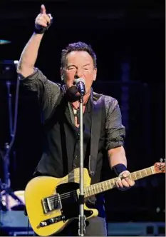  ?? Paul Buckowski / Times Union archive ?? Bruce Springstee­n and The E Street Band perform at the then-times Union Center on Feb. 8, 2016, in Albany. Springstee­n announced a U.S. tour starting next winter.