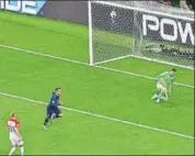  ?? AFP ?? The penalty awarded to France, which was converted by Antoine Griezmann, crushed Croatia’s spirit in the final.