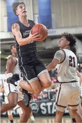  ?? MEEGAN M. REID/KITSAP SUN ?? North Kitsap‘s Cade Orness is the Kitsap Sun’s boys basketball player of the year for 2024.