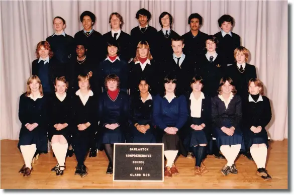  ??  ?? Class of 1981 at Darlaston Comprehens­ive School