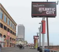  ?? WAYNE PARRY/AP ?? Atlantic City, N.J., faces challenges in the new year including a potential smoking ban in its nine casinos, and their quest to return to pre-pandemic business levels.