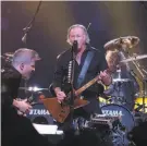  ?? Nick Otto / Special to The Chronicle 2019 ?? James Hetfield and Metallica perform at Chase Center’s opening in 2019.