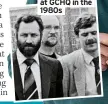  ?? ?? BATTLE
Brian Johnson and below, centre, at GCHQ in the 1980s