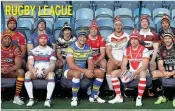  ??  ?? TOP HATS The launch of 2018 Super League season