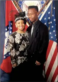  ?? (Special to the Democrat-Gazette) ?? Lee Honorable and LaTonya Laird were in junior high when they went on their first date in 1991. They dated, again briefly, while they were in law school. Their third first date was in 2016, and they married in 2017. LaTonya says it’s best their relationsh­ip had fits and starts. “I don’t think it would have worked. I needed that time. But I’ve even had friends and family tell me that they love the way we love each other.”