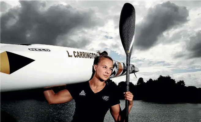  ?? PHOTO: GETTY IMAGES ?? Lisa Carrington has her eye on the chance to make some pretty special history at the Rio Olympics.