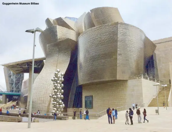  ??  ?? Guggenheim Museum Bilbao
