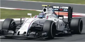  ??  ?? Williams’ Bottas topped the speed traps with an impressive 231.5mph