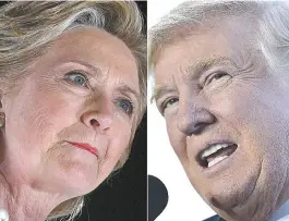  ??  ?? Hillary tem a preferênci­a de 268 delegados e Trump de 204, diz CNN