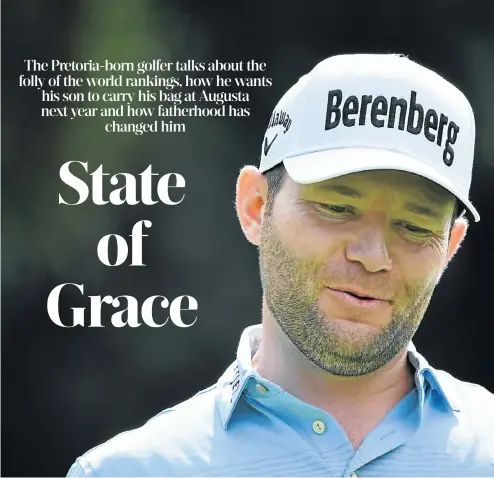  ?? Picture: Getty Images ?? SA’s Branden Grace is eyeing victory at the SA Open this week to propel himself up the golf world rankings, possibly to as high as No 35.