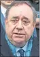  ??  ?? Former FM Alex Salmond