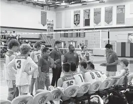  ?? Cardinal Gibbons ?? Cardinal Gibbons’ boys’ volleyball team, the top-ranked team in the state, had their season end short of a championsh­ip on Saturday after losing in four sets to Winter Park in a state semifinal match at Archbishop McCarthy High School in Southwest Ranches.