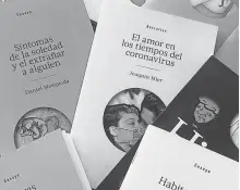  ?? /CORTESÍA ICA ?? Obras ganadoras de Entre Paréntesis, están disponible­s para lectura