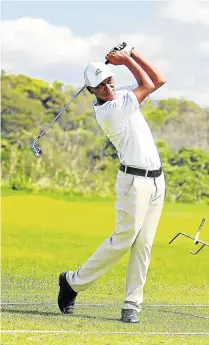  ?? Picture: MICHAEL PINYANA ?? PURE CLASS: Border golfer Lwazi Gqira has enjoyed a spectacula­r year.