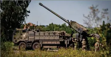  ?? ?? Det ukrainske artilleri mangler ammunition.
