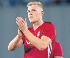  ??  ?? Sam Cosgrove is missing for Aberdeen this evening.