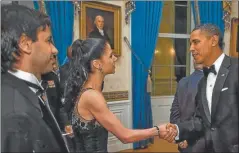  ?? FOTOS: CEDOC PERFIL ?? Dueña de una carrera brillante por los escenarios del mundo. Paloma Herrera es recibida por el ex presidente Barack Obama.