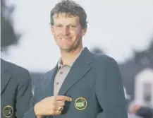  ??  ?? 0 On this day in 1988, Sandy Lyle became the first British golfer to win the Masters tournament at Augusta