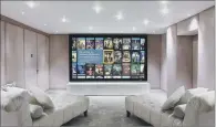  ??  ?? Cinema rooms, like this example from Finite Solutions, are attractive to buyers and can add to your home’s value.