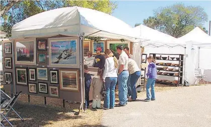  ?? COURTESY DELAND OUTDOOR ART FEST ?? The Fall Festival of the Arts will be Saturday and Sunday at Earl Brown Park in DeLand.