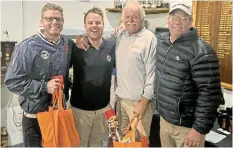  ?? Pictures: SUPPLIED ?? WINNER’S CIRCLE: The winning 4-Ball golfers from the Forest Lodge Golf Day were (from left) Devin Wells, Henning Klopper, Francois Kruger and Mike Fuller.