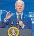  ?? FOTO: EVAN VUCCI/DPA ?? Joe Biden, 46. Präsident der USA.