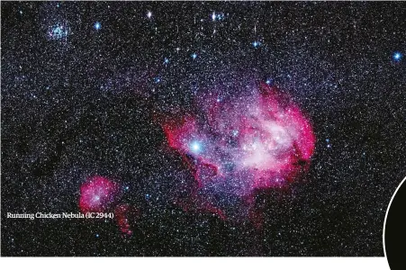  ??  ?? Running Chicken Nebula (IC 2944)