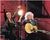  ?? ?? BRITISH singer Kerry Ellis and Brian May, guitarist of rock band Queen.