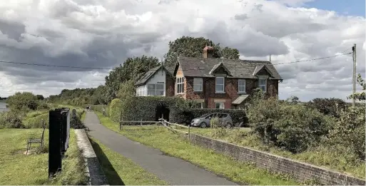  ?? HOWARD JOHNSTON. ?? The remote Stixwould station on the FirsbyLinc­oln line sprang from its slumbers when hundreds of anglers from Sheffield arrived by train in the summer months. In 2020, It is now part of the popular Water Rail Way Boston-Lincoln cycleway and footpath.