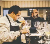  ?? MARIA MAGDALENA ARRELLAGA/ THE WASHINGTON POST ?? Sommelier Marcos Lima's sense of smell and taste were affected by COVID-19.