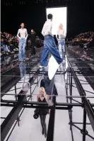  ?? ?? ‘Baggy jeans look like the next Y2K trend to go mainstream.’ Givenchy at Paris fashion week. Photograph: Laurent VU/Sipa/ Rex/Shuttersto­ck