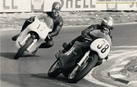  ??  ?? Above: Rod Gould leads John Cooper, Snetterton.