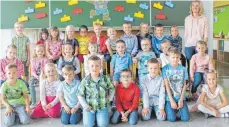  ?? FOTO: DURLESBACH­SCHULE ?? In Reute sind 27 Kinder eingeschul­t worden.