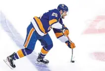  ?? Elsa, Getty Images North America ?? Defenseman Devon Toews led the New York Islanders’ top power play last season and is expected to add more offensive firepower to Colorado.