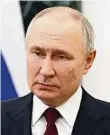  ?? AFP ?? Putin träumt von einem grossrussi­schen Reich.