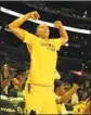  ?? Gina Ferazzi Los Angeles Times ?? CANDACE Parker celebrates during the Sparks’ playoff win on Sunday.