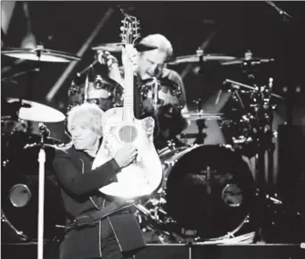  ?? ?? Honoree Jon Bon Jovi performs on stage during the MusiCares Person of the Year Gala in Los Angeles, California, U.S., February 2, 2024.