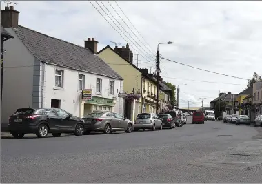  ??  ?? The unmarked junction in the centre of Dunleer was raised at the council meeting.