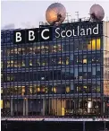  ??  ?? New staff: BBC’s Glasgow HQ
