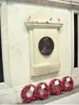  ??  ?? The memorial at Liverpool Street Station.