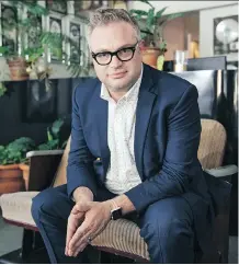  ?? THE CANADIAN PRESS ?? Singer-songwriter Steven Page has been working on a play about two musicians whose paths head in different directions.